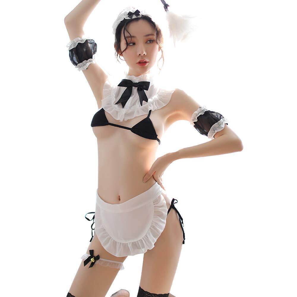 4633 Xinmiao Sexy lingerie uniform seduction maid suit sexy maid costume